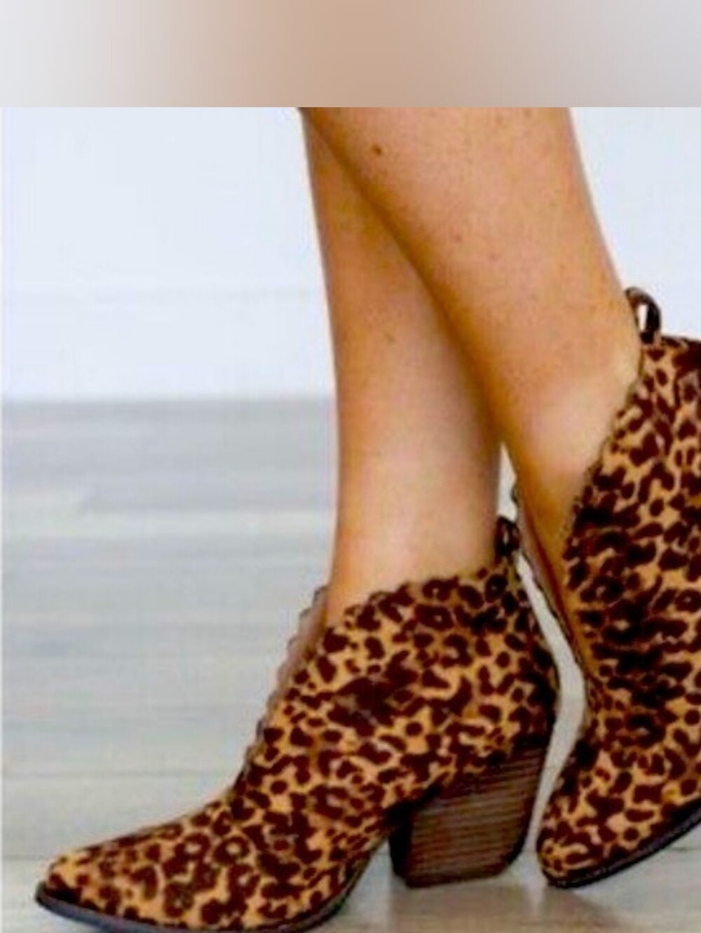 Coconuts by Matisse "Addie" (or "Adalyn") Leopard Print Bootie